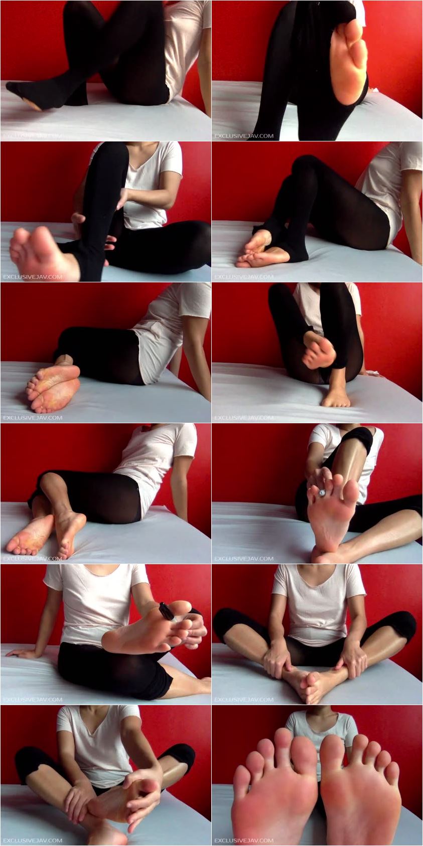 Screenlist worship tiny asian feet - foot tease - HD/MP4