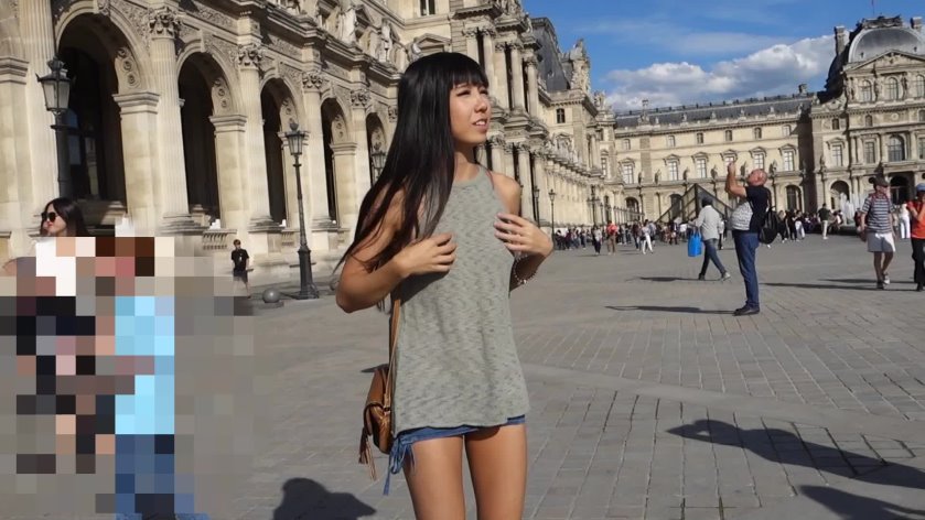 Cover 2 Public Flashing in Crowded Paris! - Full HD/MP4
