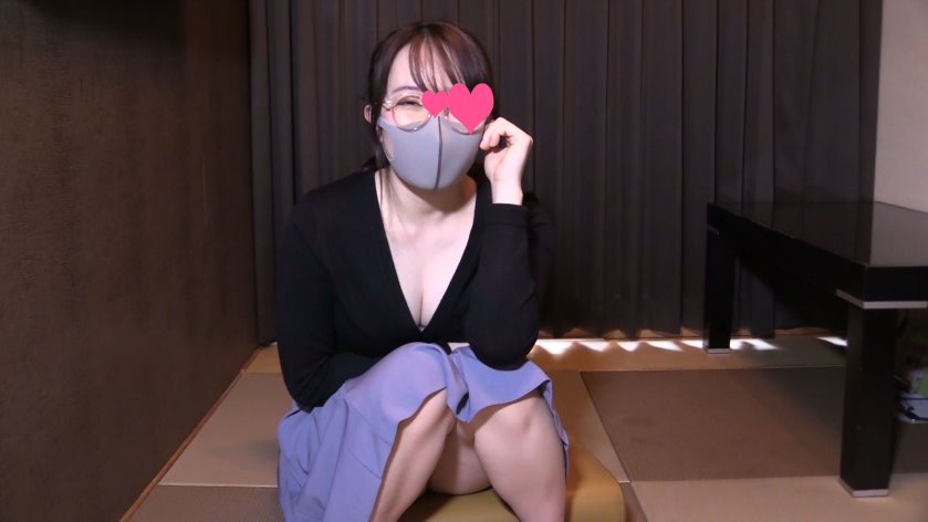 Cover 2 素人×略奪♂ ゆうさく - 【個人撮影】95㌢Gカップ眼鏡OL中出しSEX♂突き下ろし寝バック3連続逝き! - Full HD/MP4